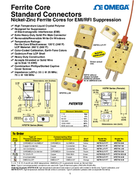 Thumbnail of document Data Sheet - HSTW-J High Temperature or Ferrite Core Standard Size